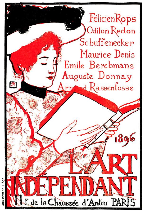 1896 Art Independant literary cover Photograph by Heidi De Leeuw