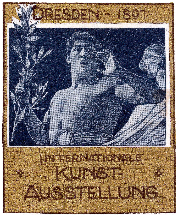 1897 Dresden International Art Exhibit Painting by Historic Image