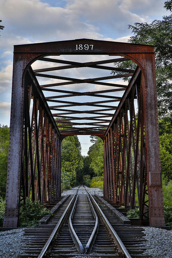 1897 Railroad Bridge Photograph by Vance Bell