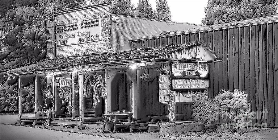 1897 Williams General Store Photograph by Julia Hassett
