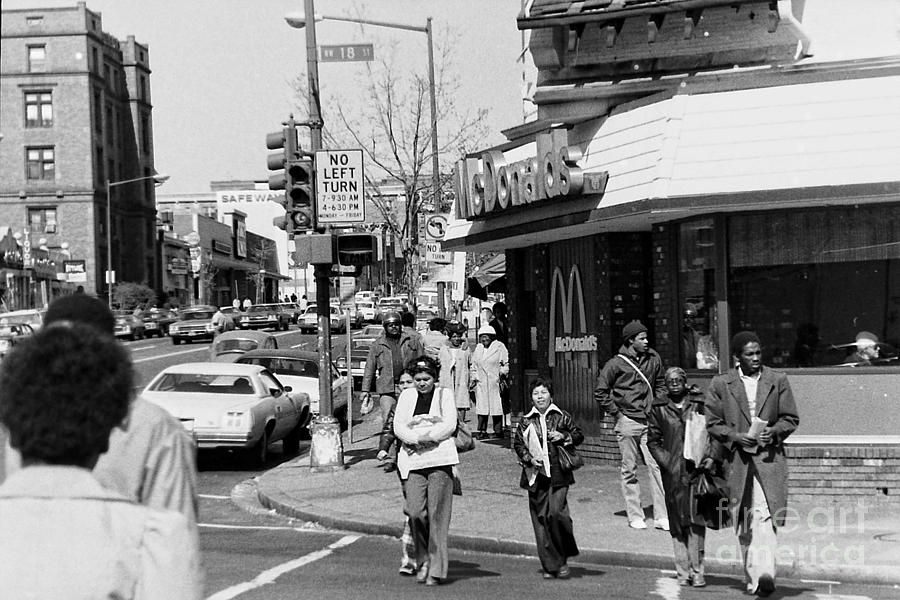 City Photograph - 18th Street and Columbia Road, 1976 by Walter Neal