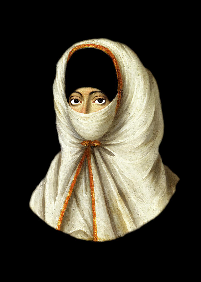 18th Century Veiled Lady Photograph by Munir Alawi