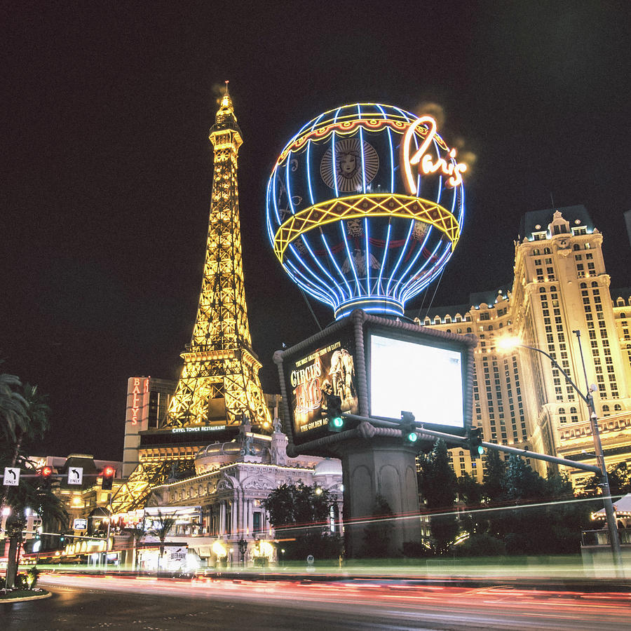 Beautiful Scenes Around Las Vegas Strip At Night #19 Photograph by Alex Grichenko