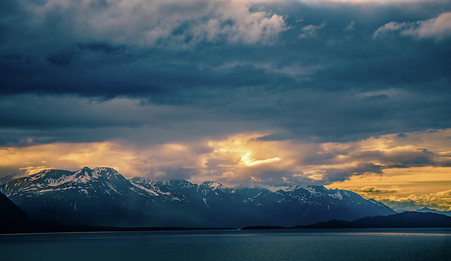 Beautiful Sunset And Cloudsy Landscape In Alaska Mountains #19 Photograph by Alex Grichenko