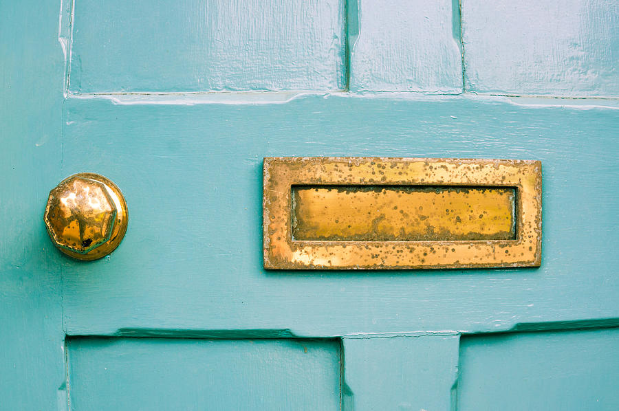 Architecture Photograph - Blue door #19 by Tom Gowanlock