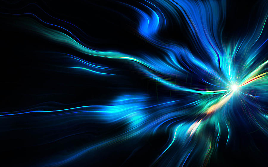 Blue Digital Art - Blue #19 by Super Lovely