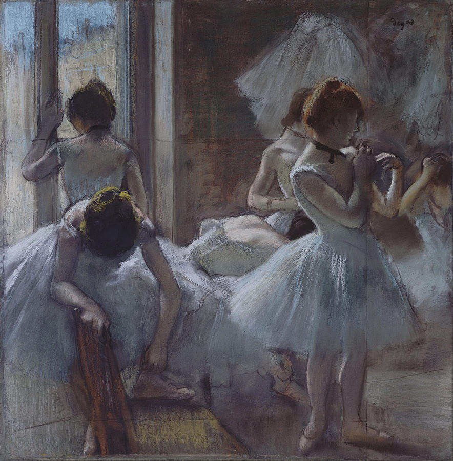 Dancers #19 Painting by Edgar Degas