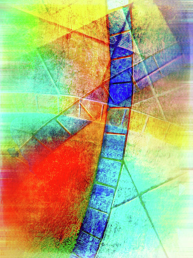 Digital abstract painting #19 Photograph by Tom Gowanlock