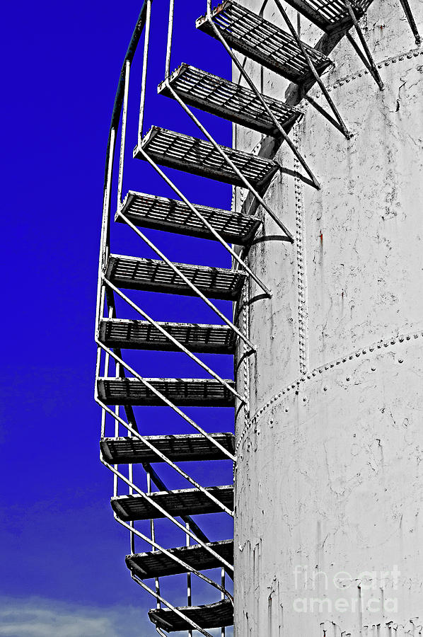Gasoline Storage Tank with Staircase  #19 Photograph by Jim Corwin