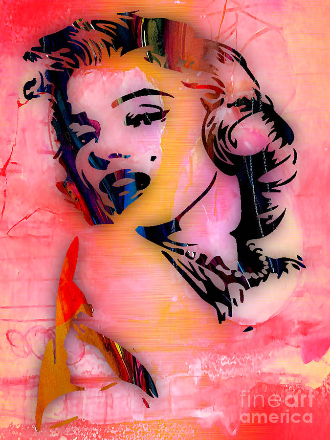 Marilyn Monroe Mixed Media - Marilyn Monroe Collection #25 by Marvin Blaine