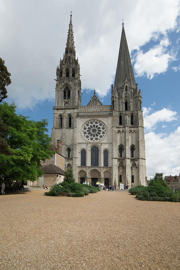 Notre Dame de Chartes Cathedral #19 Digital Art by Carol Ailles