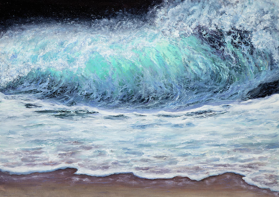 Ocean waves Painting by Boyan Dimitrov | Fine Art America