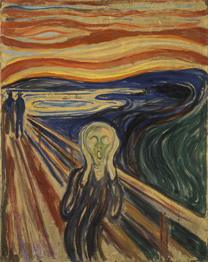 Edvard Munch Painting - The Scream #2 by Edvard Munch