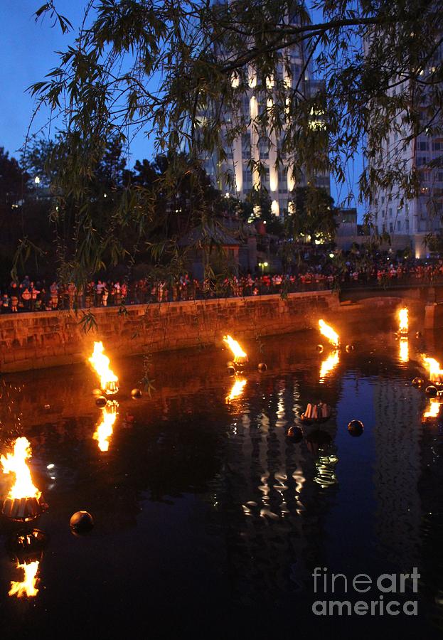 WaterFire #19 Photograph by Deena Withycombe