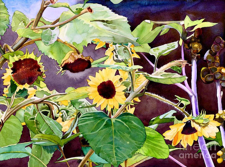 #190 Sunflowers #190 Painting by William Lum