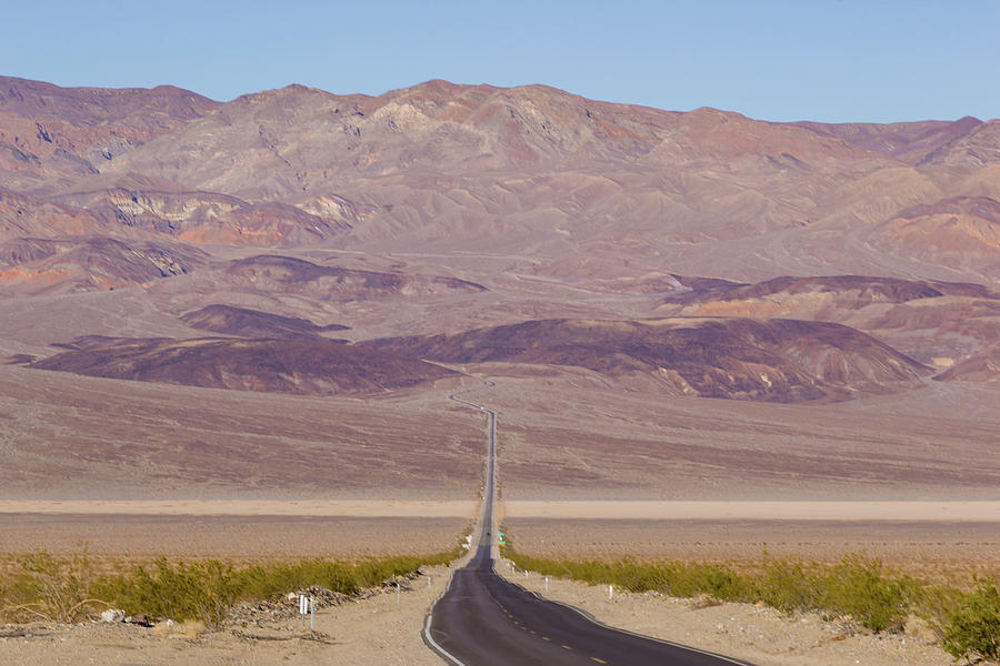 190 through Death Valley Photograph by Joe Kopp