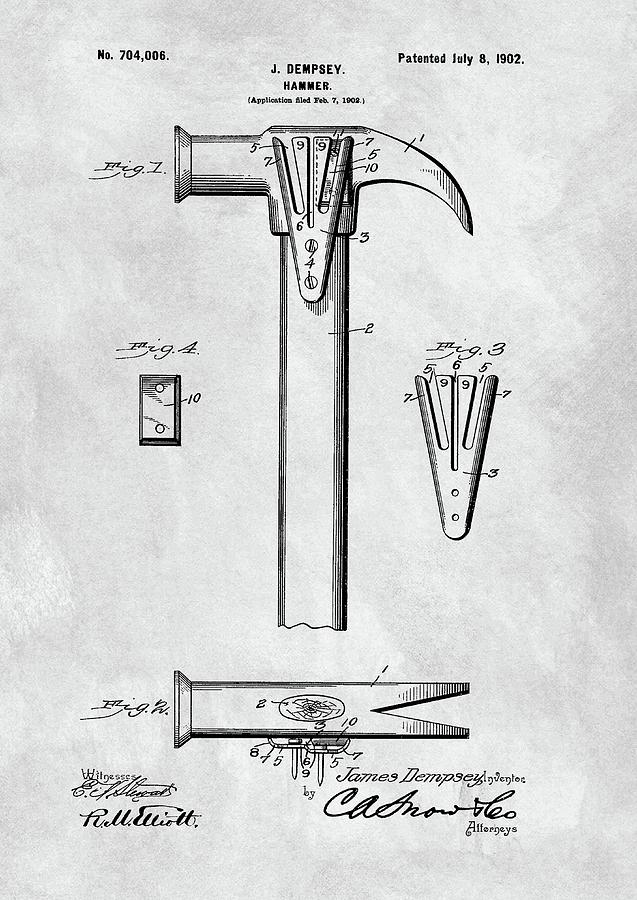 claw hammer drawing