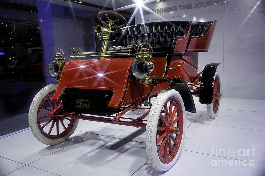 1903 Model A Ford Photograph by Timothy Hacker