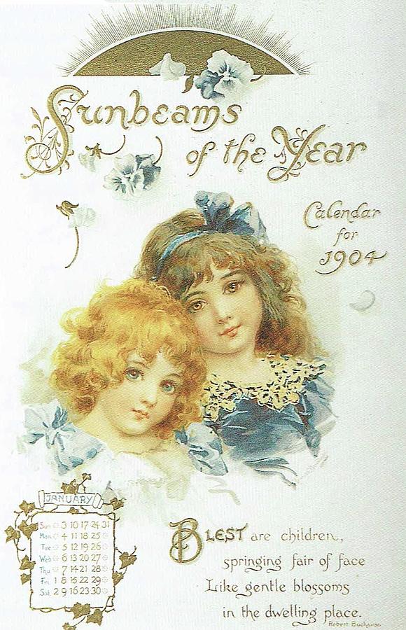 1904 Sunbeams of the Year 1  Painting by Reynold Jay