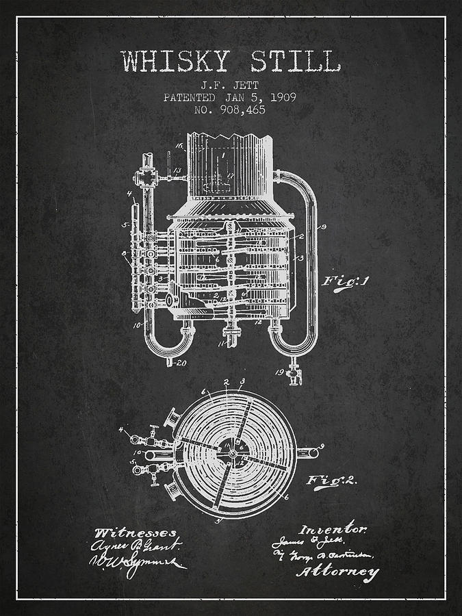 1909 Whisky Still Patent Fb78_cg Digital Art