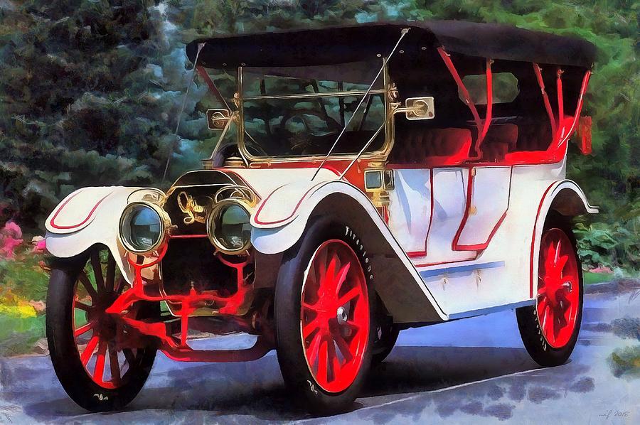 1911 Oldsmobile Limited Touring Automobile Painting by Maciek Froncisz