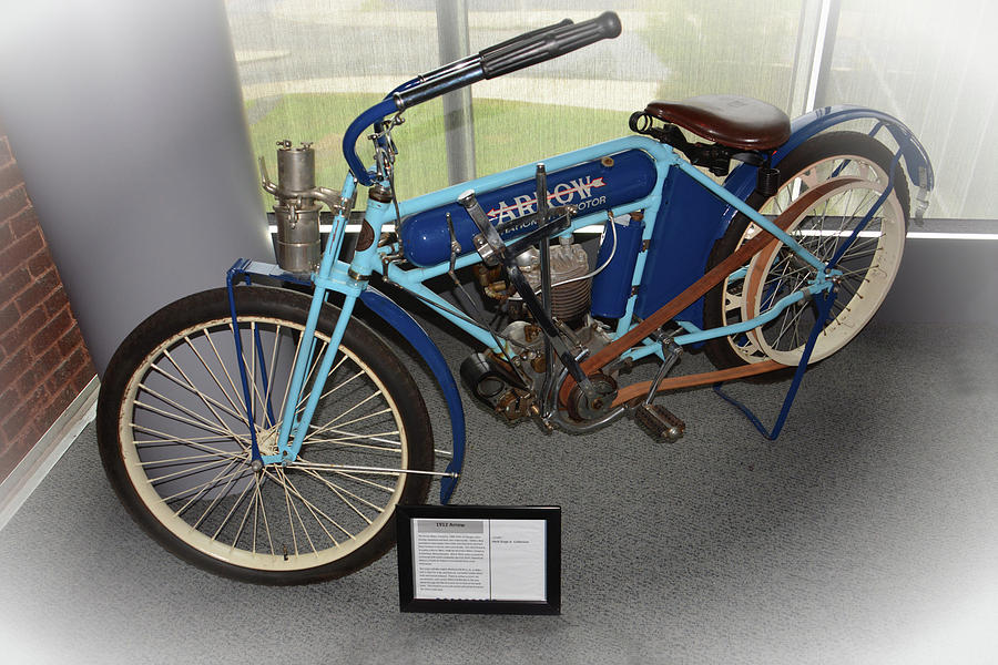 1912 Arrow Motorcycle Photograph by Mike Martin