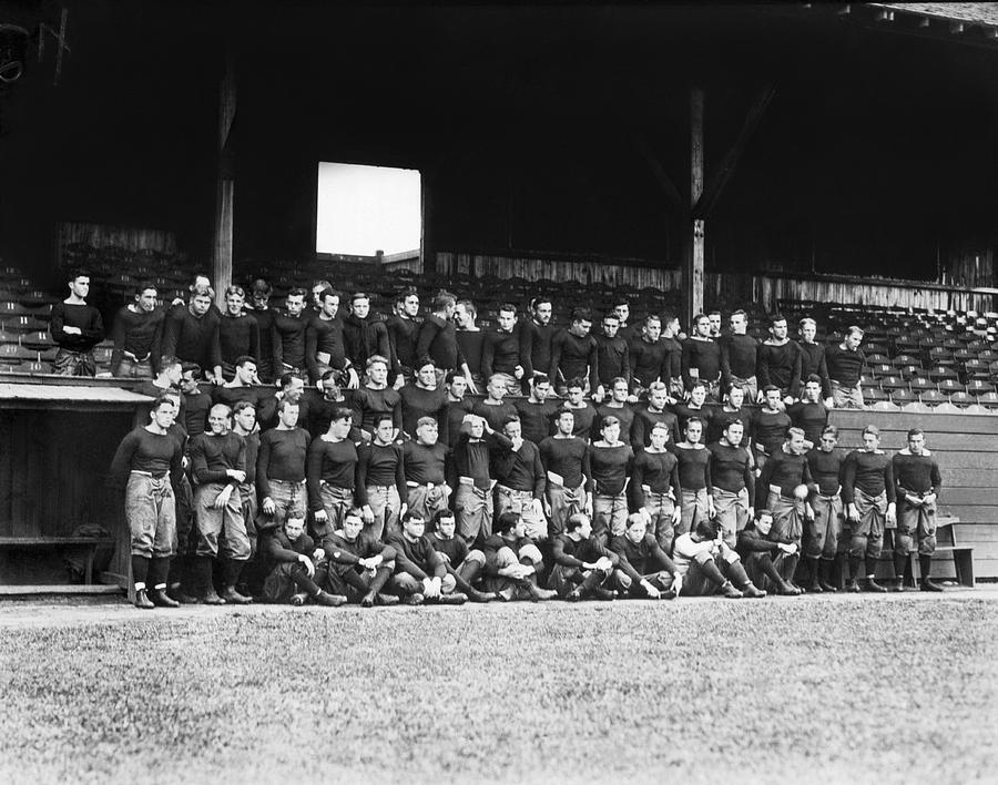 1912 Yale Football Team Photograph by Underwood Archives
