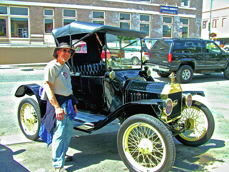 1915 Ford in Friday Harbor on San Juan Island, Washington Photograph by Ruth Hager