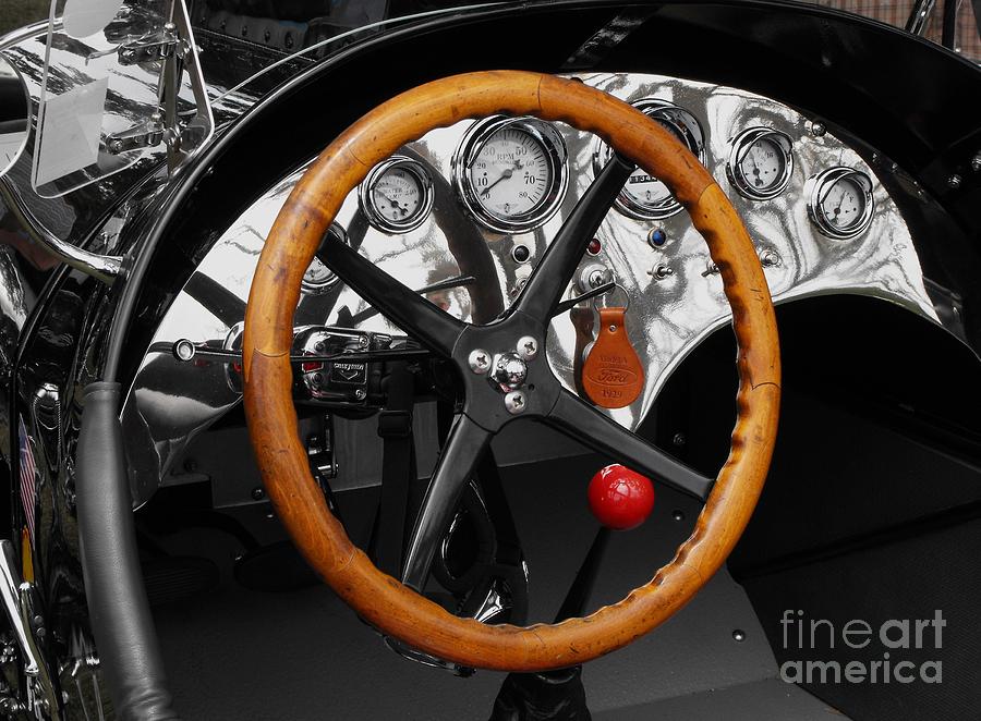 Racer Photograph - 1920-1930 Ford Racer Dash by Neil Zimmerman