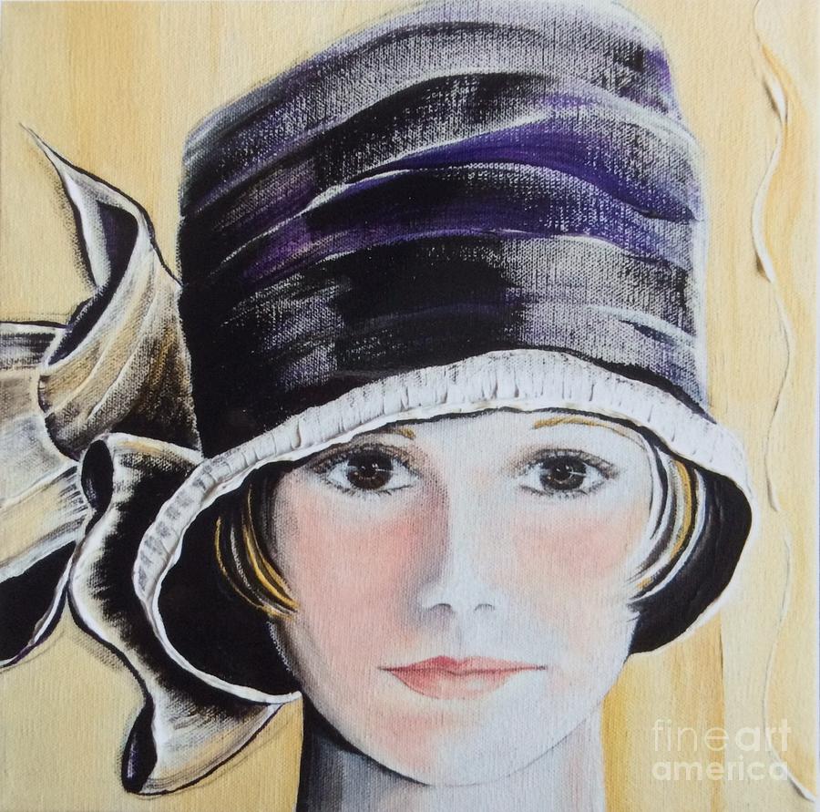 Hat Painting - Bucket Hat by Barbara Chase