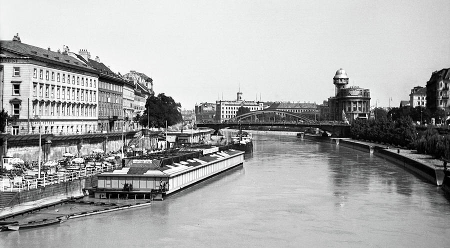 1920s River Danube in Vienna, Austria, Old Europe Weekender Tote Bag by  Paul Ranky - Pixels