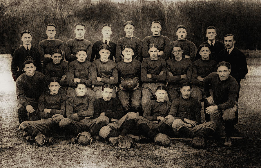 1921 Royal CC Football Champions Photograph by Bill Cannon