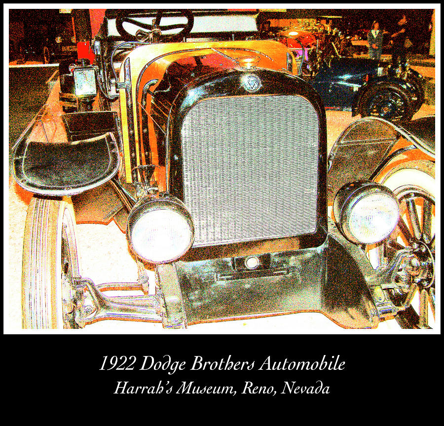 1922 Dodge Brothers Classic Automobile Photograph by A Macarthur Gurmankin