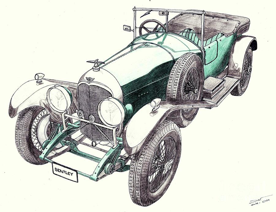 Download drawing car Bentley Motors Limited in ai pdf png svg formats