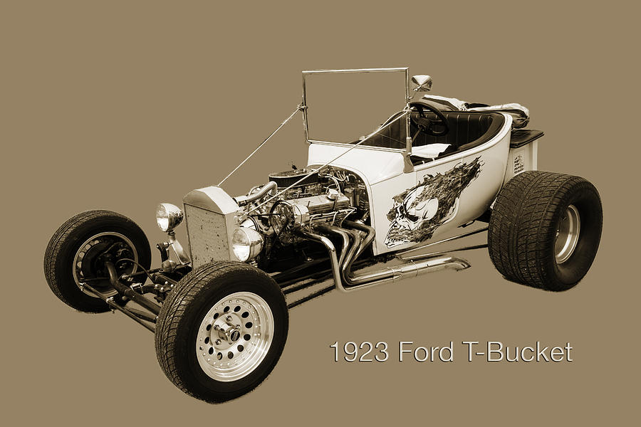 1923 Ford T-Bucket Vintage Classic Car Photograph 5696.01 Photograph by M K Miller