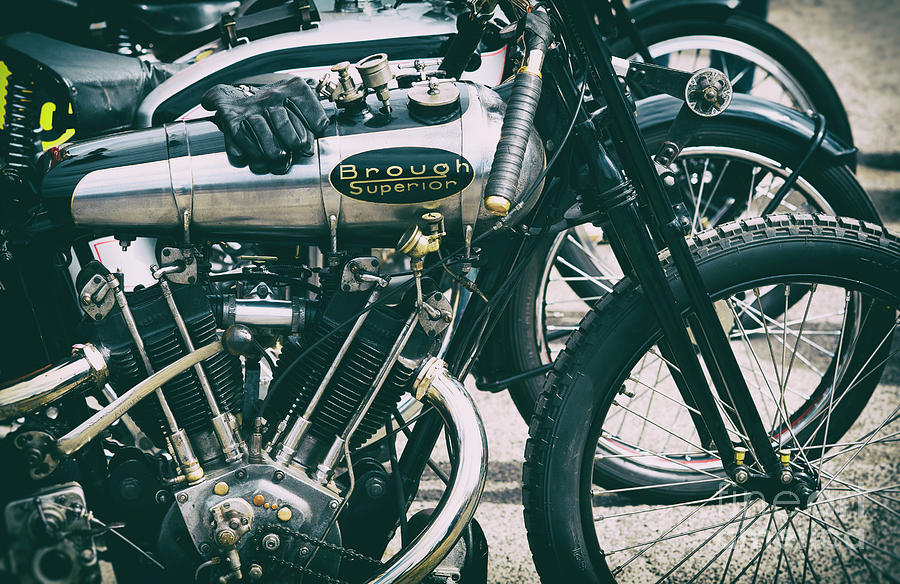 1924 Brough Superior KTOR Brooklands Racer Photograph by Tim Gainey