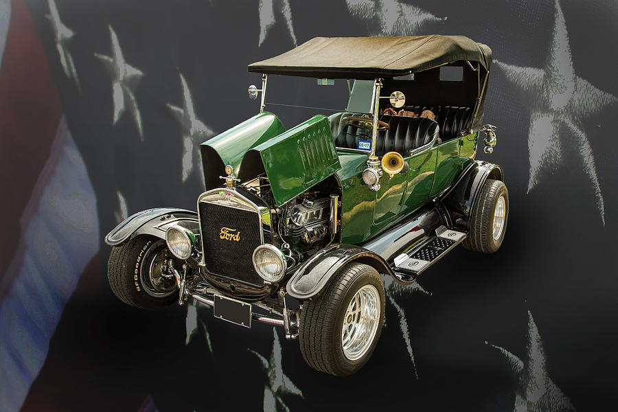 1924 Ford Model T Touring Hot Rod 5509.001 Photograph by M K Miller