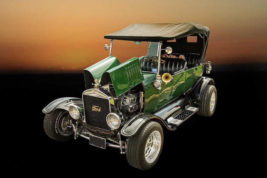 1924 Ford Model T Touring Hot Rod 5509.003 Photograph by M K Miller