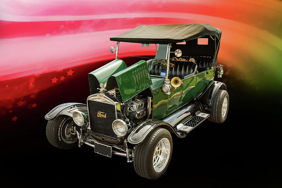 1924 Ford Model T Touring Hot Rod 5509.004 Photograph by M K Miller
