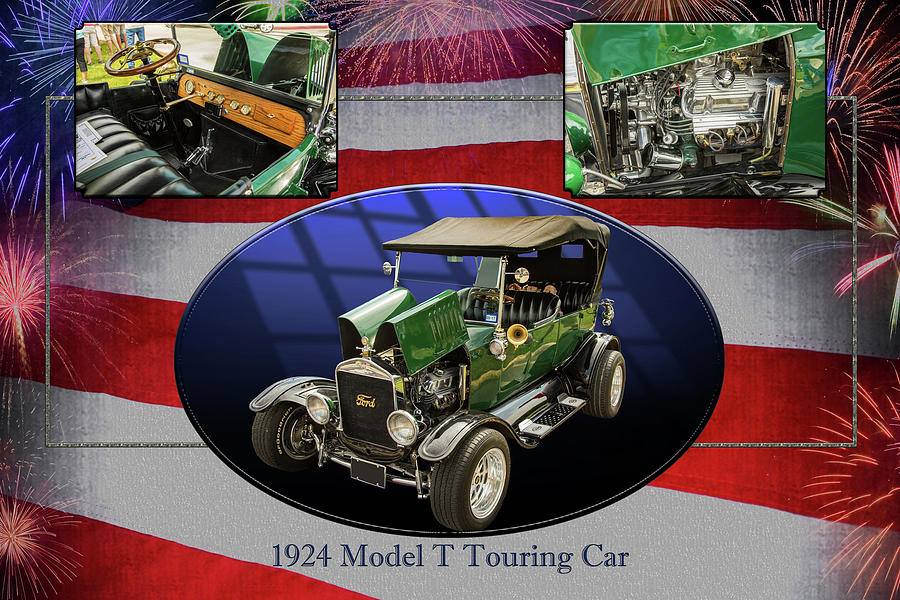 1924 Ford Model T Touring Hot Rod 5509.005 Photograph by M K Miller