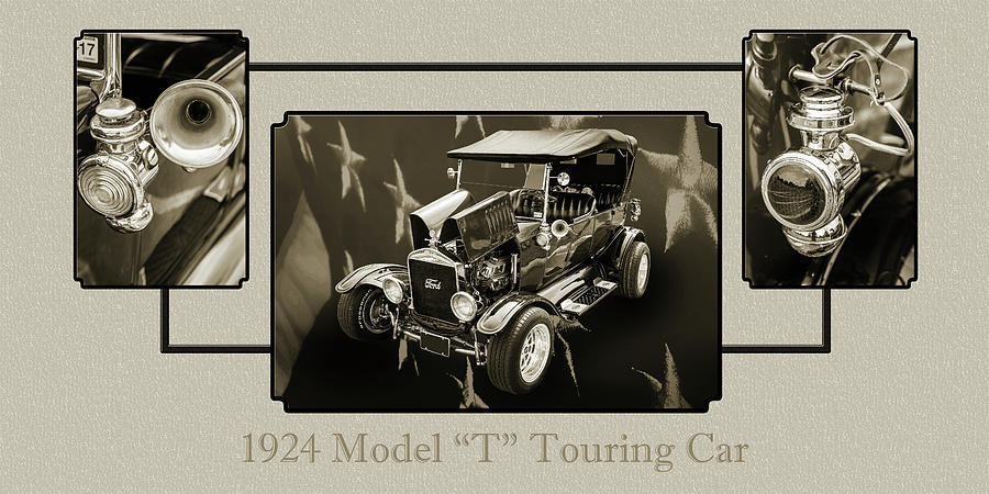 1924 Ford Model T Touring Hot Rod 5509.201 Photograph by M K Miller