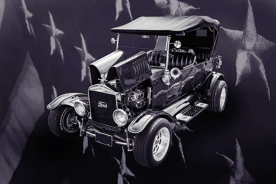 1924 Ford Model T Touring Hot Rod 5509.202 Photograph by M K Miller