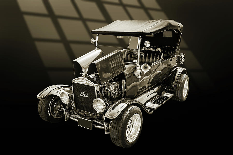 1924 Ford Model T Touring Hot Rod 5509.203 Photograph by M K Miller