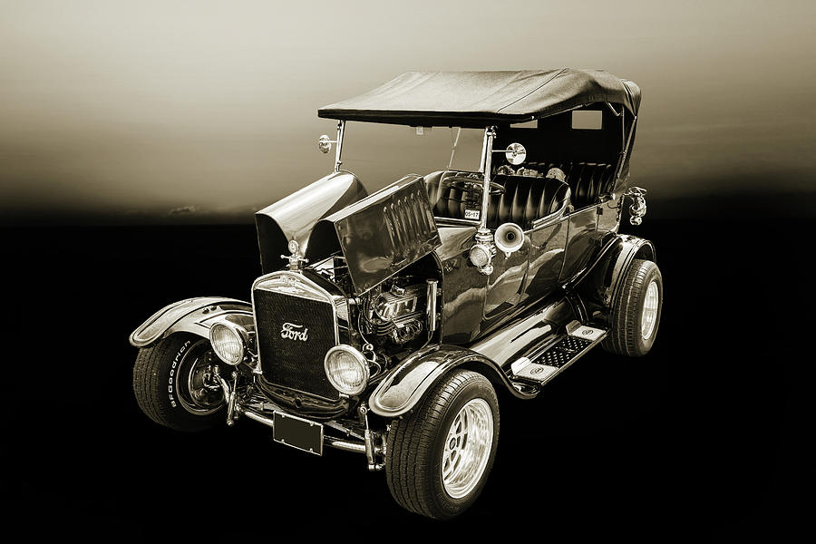 1924 Ford Model T Touring Hot Rod 5509.204 Photograph by M K Miller