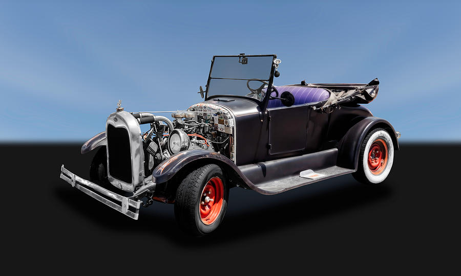 1927 Ford Model T Roadster Convertible   -   27FDMDTCV325 Photograph by Frank J Benz
