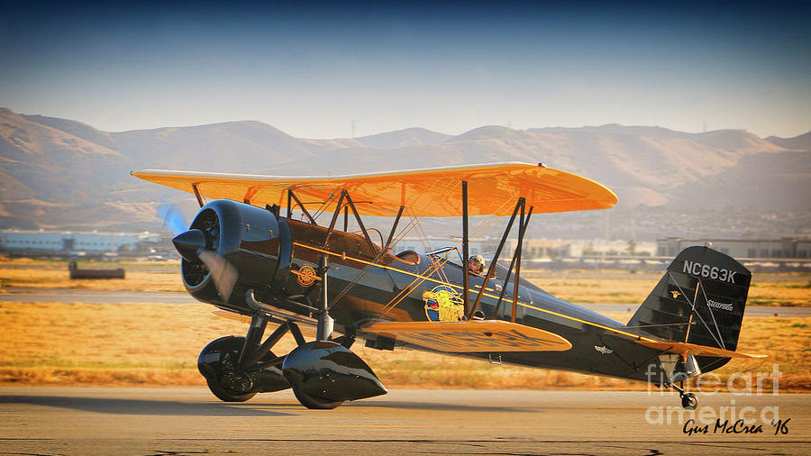 1926 Stearman Speedball  2016 Planes of Fame Airshow Photograph by Gus McCrea