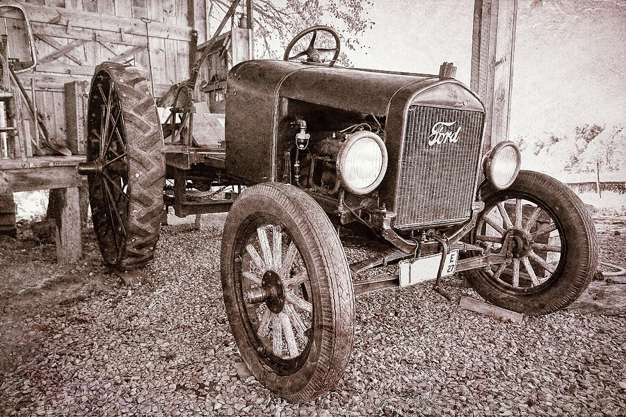 1927 Ford Tractor Photograph by Marcia Colelli