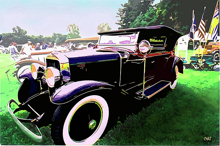 1927 La Salle Phaeton  Painting by CHAZ Daugherty