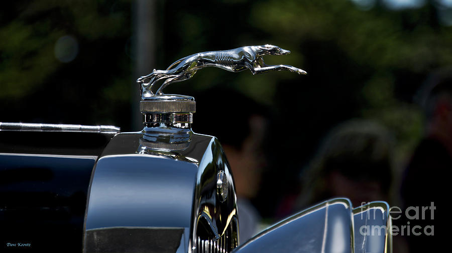 1927 Lincoln L134B Coaching Brougham Hood Ornament Photograph by Dave Koontz