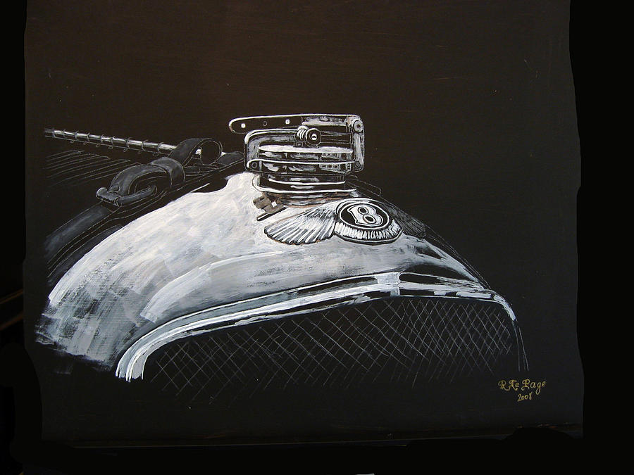 1928 Bentley Rad Cap Painting by Richard Le Page
